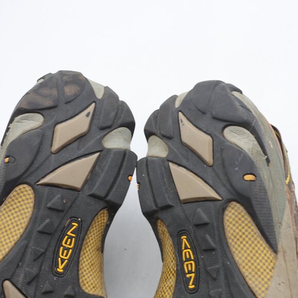 Keen Targhee II Men's 12 Brown Leather Low Top Lace Up Waterproof Hiking Boots - Picture 11 of 12